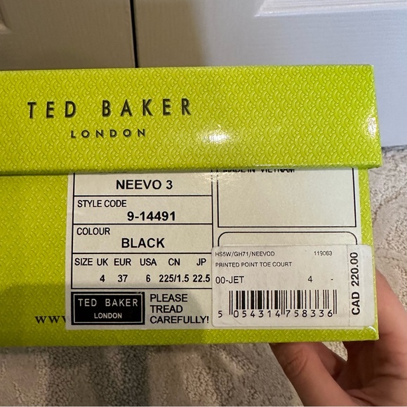 TED BAKER NEEVO 3 FLORAL HEELS - Picture 5 of 8